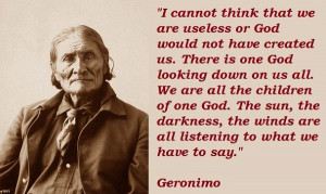 | Geronimo quotations, sayings. Famous quotes of Geronimo, Geronimo ...