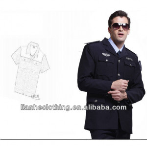 Hot sale long sleeves security guard uniforms jpg