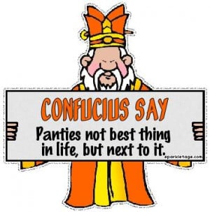 Confucius say Image