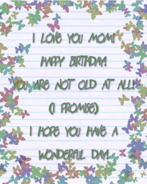 Good Mom Quotes Birthday