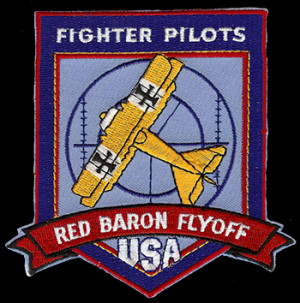 Fighter Pilots USA Red Baron patch