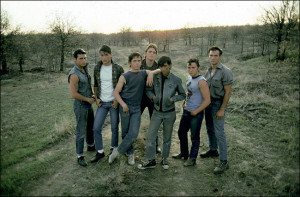 ... Ralph as Johnny Cade with co stars on the scene of The Outsiders