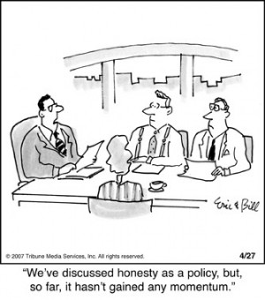 Honesty Quotes and Cartoons