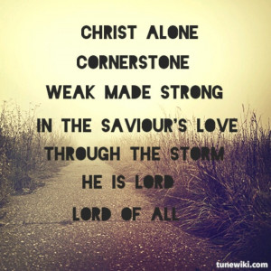 Cornerstone - Hillsong i love this song. its an alltime faviourate