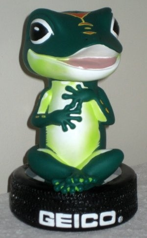 GEICO Gecko Novelty Plastic Piggy Bank 9 Inch Money Coin Tire Lizard ...