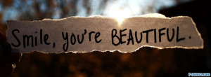 you are beautiful facebook cover for timeline