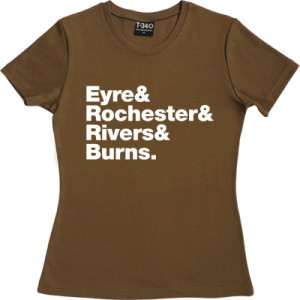 Jane Eyre Line-Up Olive Women's T-Shirt