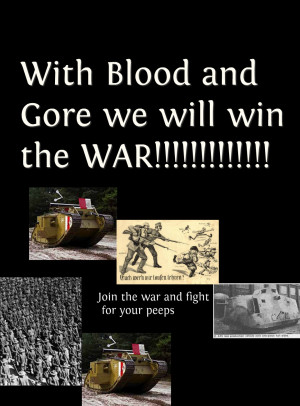 WW1 propaganda poster