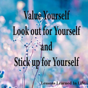 Value Yourself Quote