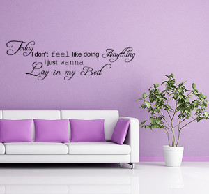 LAY-IN-MY-BED-Lazy-Song-Wall-Decal-Quote-Lettering-Quote-Bedroom-32