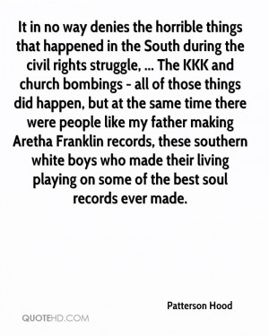 the horrible things that happened in the South during the civil rights ...