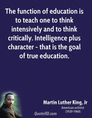 martin luther king jr quotes on education