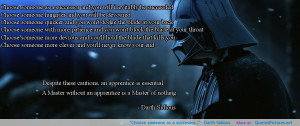 Choose someone as a successor…” – Darth Sidious motivational ...