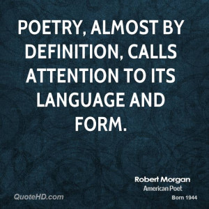 Robert Morgan Poetry Quotes