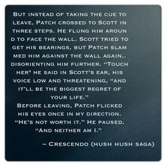 ... quotes crescendo hush hush saga more hush hush book worms hush series