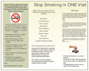 Stop Smoking Brochure