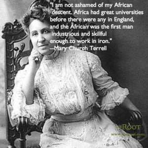 Mary Church Terrell on Africa