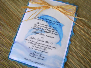 Beach Theme Wedding Invitation Verses