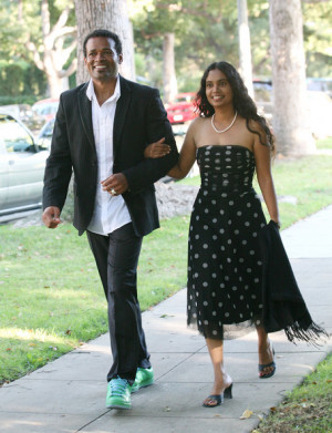 Mario Van Peebles Actor L And Chitra Sukhu Attend picture