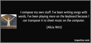 Keyboard Player Quotes