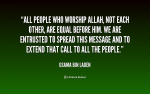 Osama Bin Laden Quotes