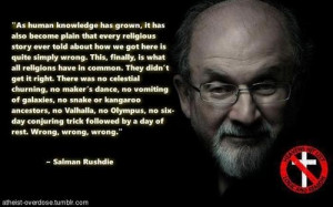 Salman Rushdie.