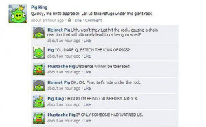 Angry birds statuses