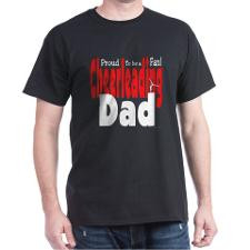 Proud to be a Fan - Cheer Dad Dark T-Shirt for
