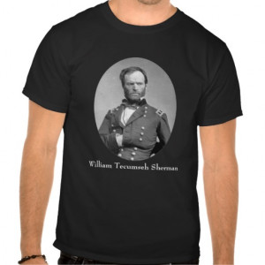 general_william_tecumseh_sherman_t_shirt ...
