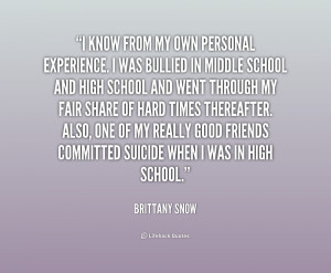 Brittany Snow Quotes