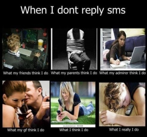 When I dont reply SMS