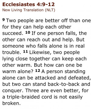 ... asunder. In other words, mind your own business and stay out of other