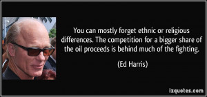 You can mostly forget ethnic or religious differences. The competition ...