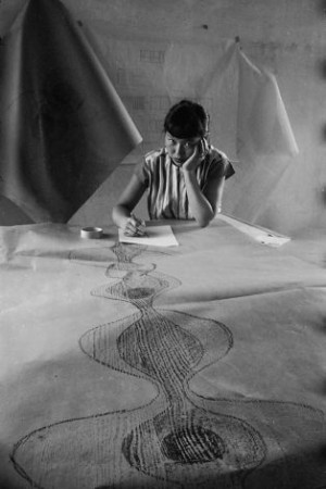 ... Ruth, Ruth Asawa, Art, Black Mountain Colleges, November 1954, Asawa
