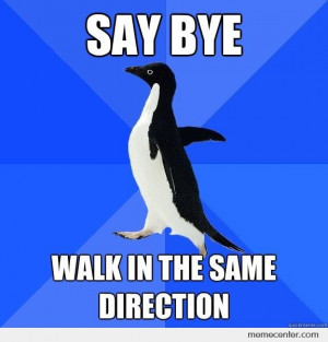 Awkward Penguin Meme
