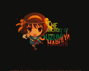 Download The Haruhi Suzumiya Anime Wallpaper Titled Chibi