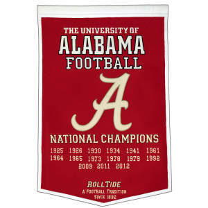 Alabama Crimson Tide Dynasty Banner