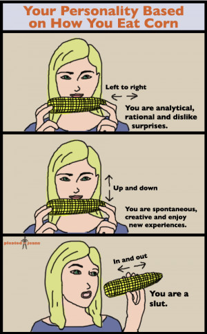 Your Personality Based on How You Eat Corn (Infographic)