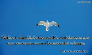 Confidence Thoughts-Quotes-Norman Vincent Peale-Sucess-Happy-Nice