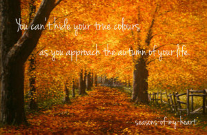 tagged as autumn fall season color quote