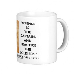 Leonardo da Vinci Science Captain Practice Soldier Mug