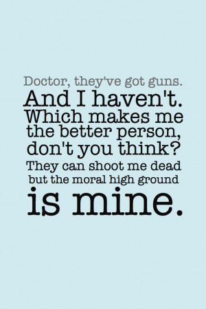 Doctor Who has THE BEST quotes.