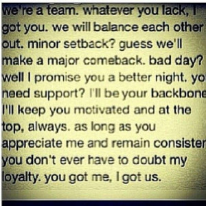 ... You Don't Ever Have To Doubt Mÿ Loyalty. You Got Me, I Got US. ♡Ṙ