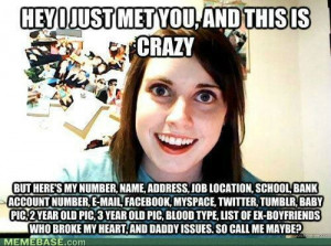 Crazy Obsessed Girlfriend Meme :)