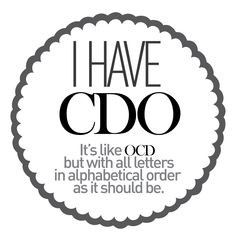 OCD #cdo #quotes