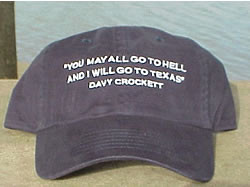 Davy Crockett Cap # 11080 $14.95David Crockett lost his 1835 bid for ...