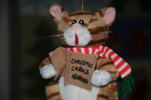 Christmas Carol Cat Toy Free Stock Photo - Public Domain Pictures