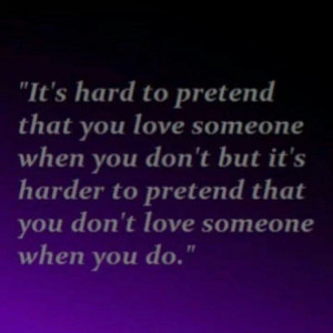 Pretend love
