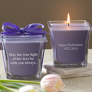 Personalized Memorial Candles - In Memory - 10733
