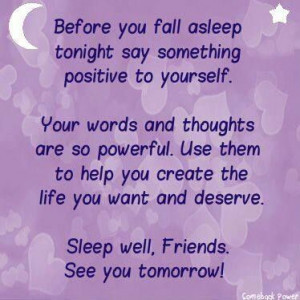 wishing you good sleep my friends.